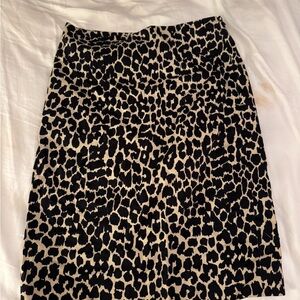 Victoria's Secret leopard print skirt and H&M knitted skirt size 0